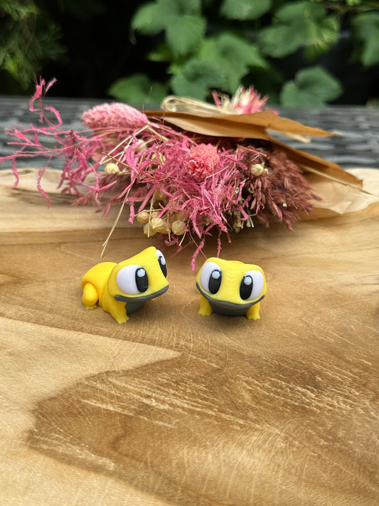 3D Flexi Frosch gelb