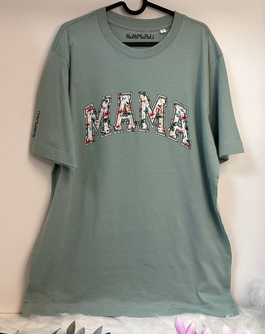 T-Shirt „Mama“ mint