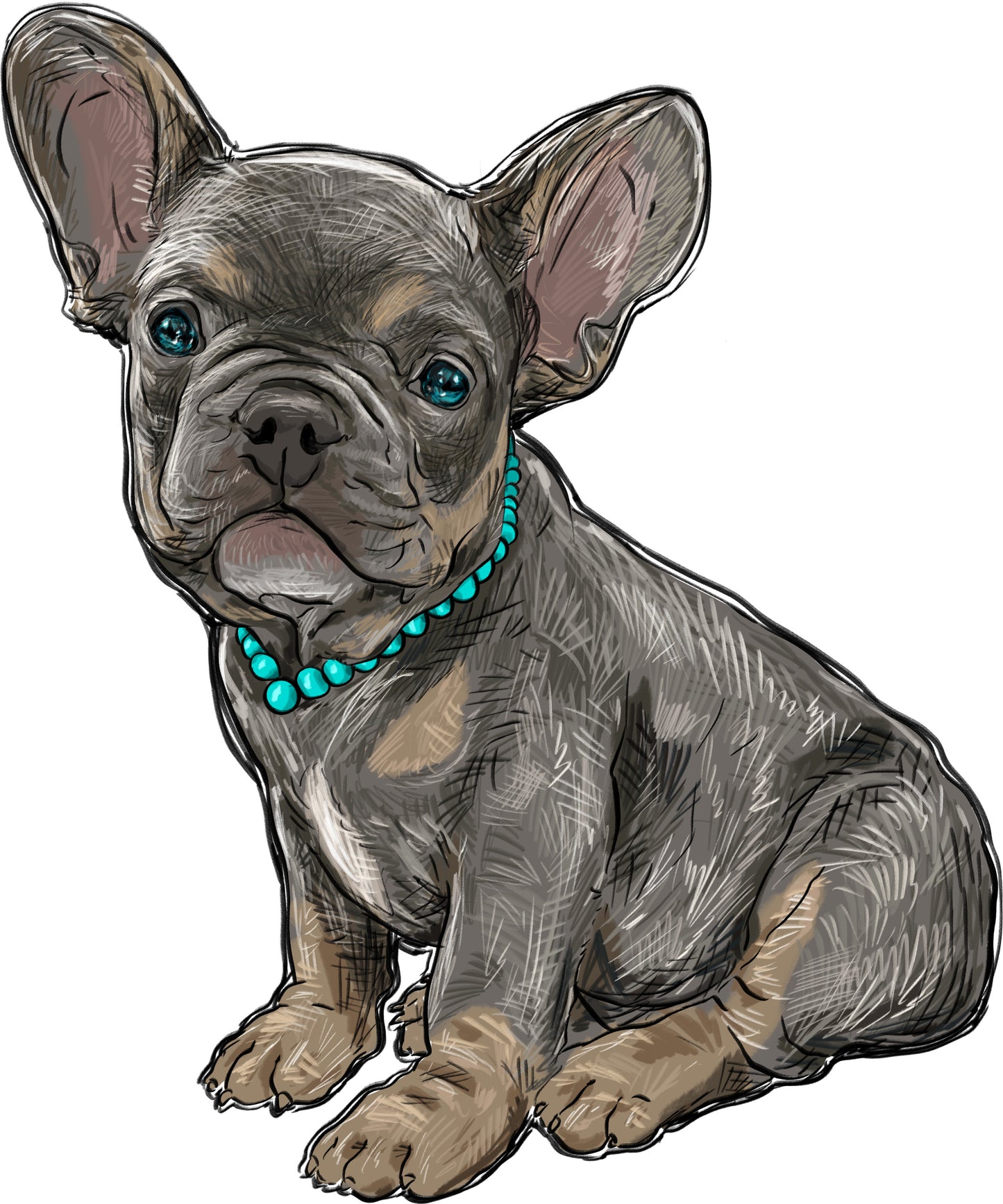 Französische Bulldogge | Bügelbild & UV-DTF Sticker