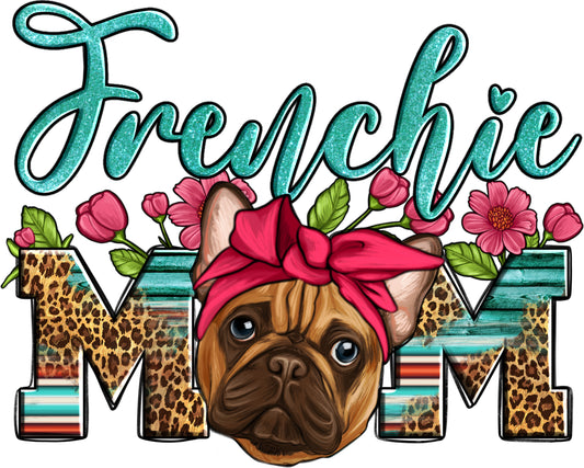 Frenchie Mom | Bügelbild & UV-DTF Sticker