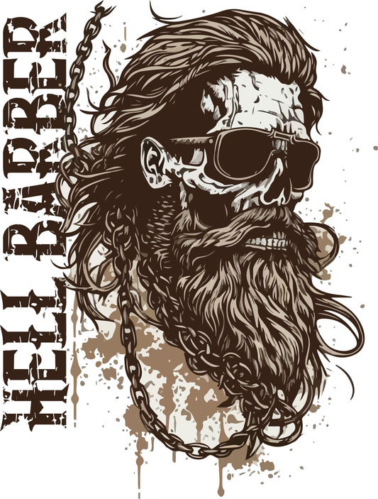 Hell Barber Skull