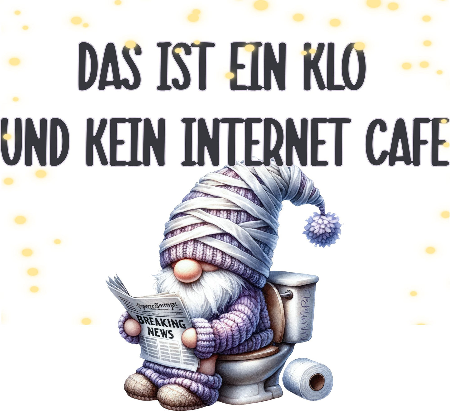 UV-Sticker Das ist ein Klo