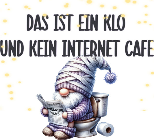 UV-Sticker Das ist ein Klo