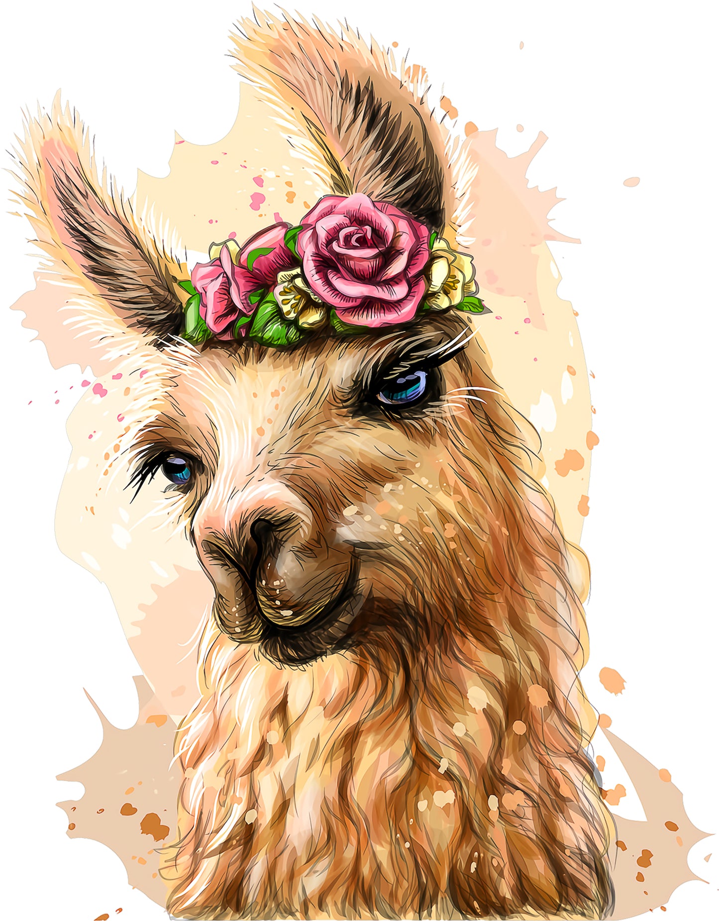 Lama | Bügelbild & UV-DTF Sticker
