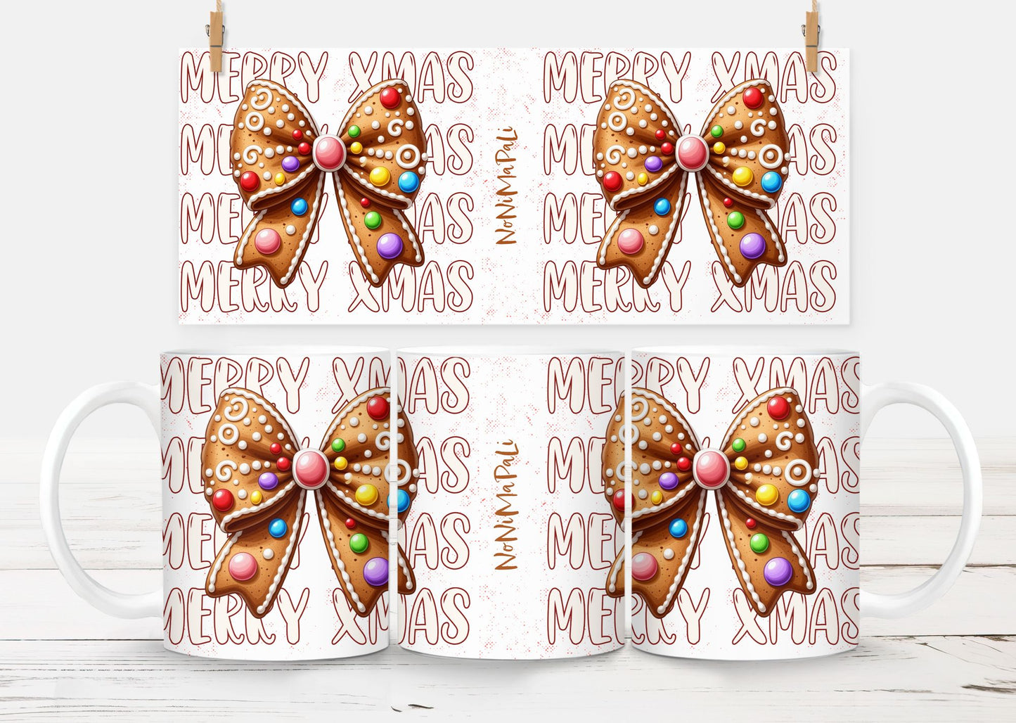 Tasse Lebkuchen Schleife