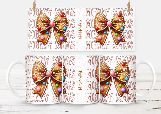 Tasse Lebkuchen Schleife