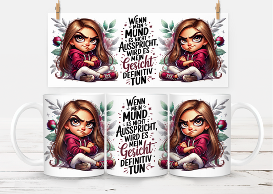 UV-DTF Mein Gesicht