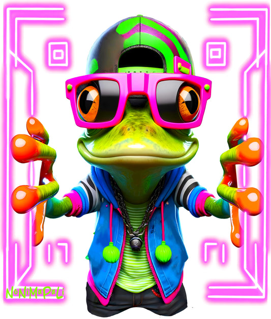 Neon Frosch