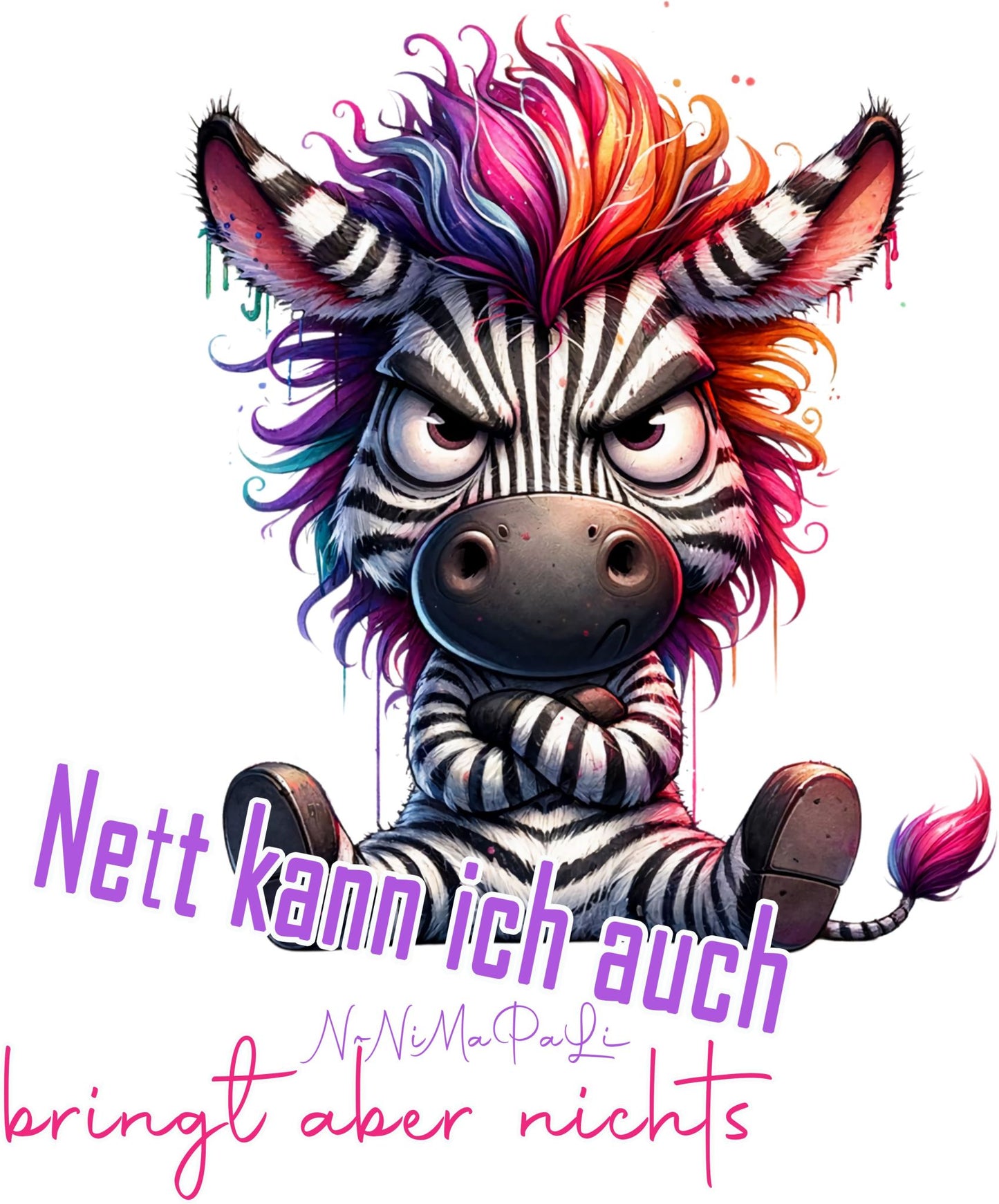 UV-DTF Sticker Nett kann ich auch