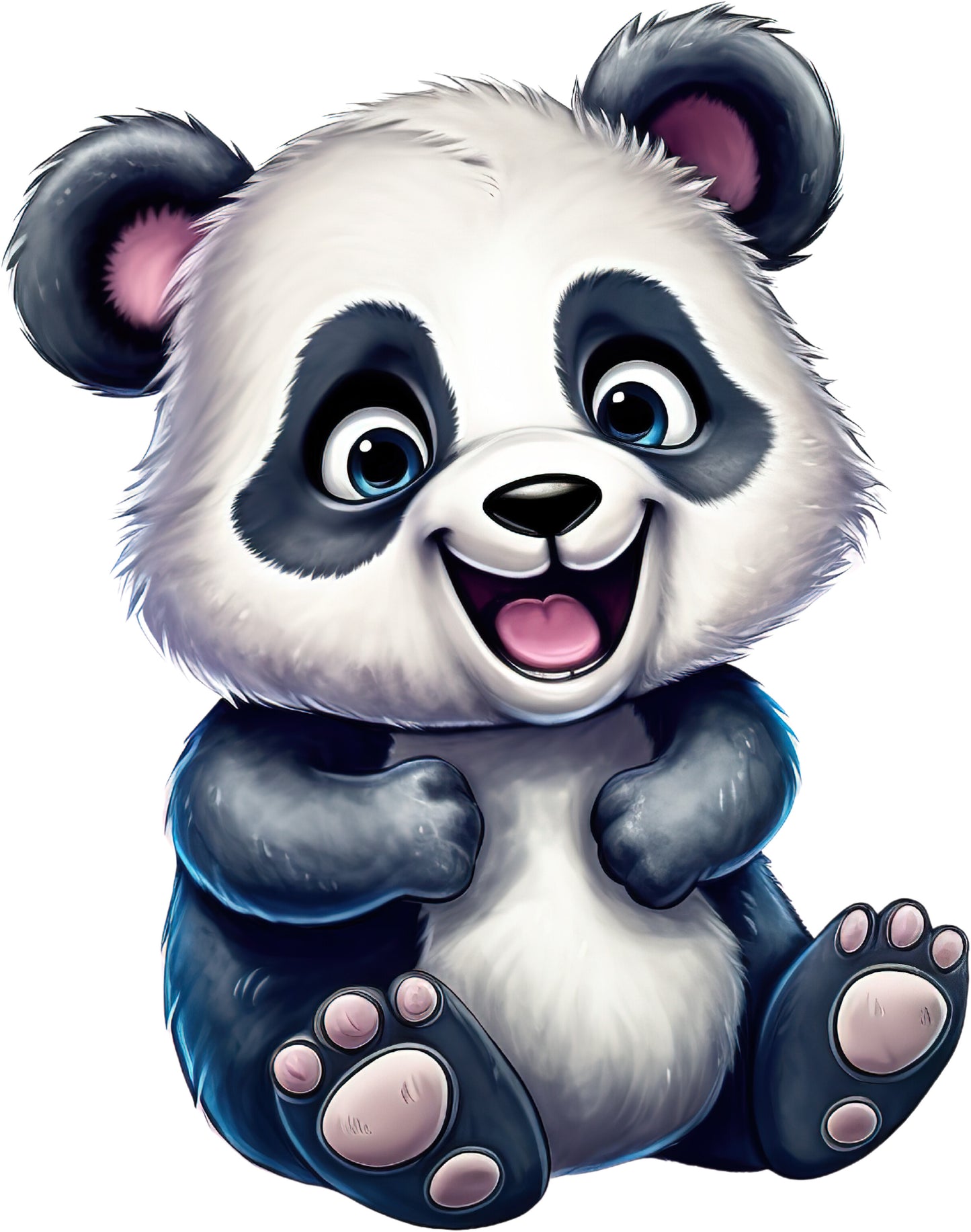 Pandabär Baby | Bügelbild & UV-DTF Sticker