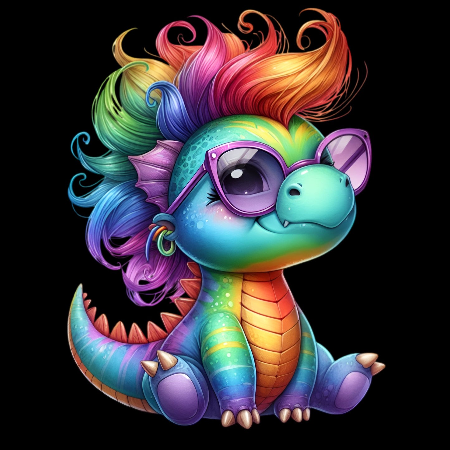 Rainbow Dino