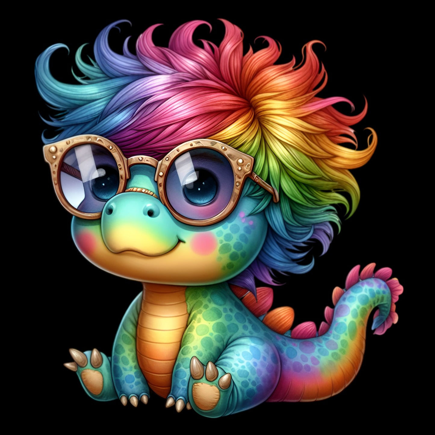 Rainbow Dino