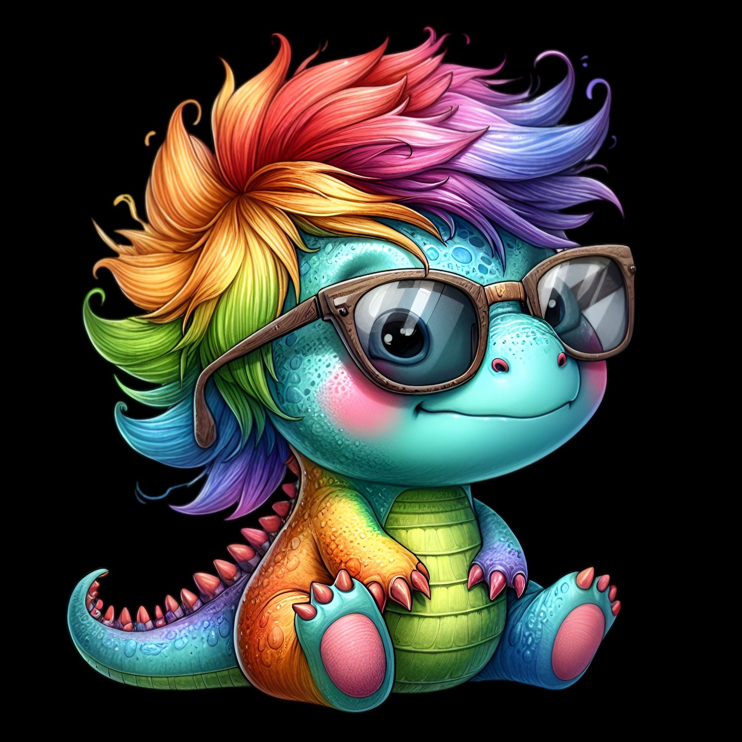 Rainbow Dino