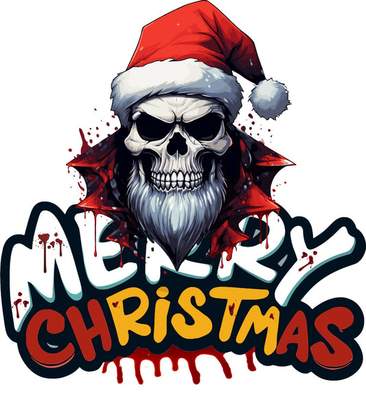 Merry Christmas Skull