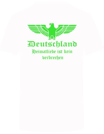 T-Shirt weiß Deutschland