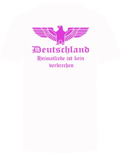 T-Shirt weiß Deutschland