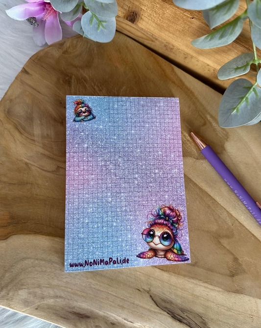 Sammelblock NoNi Schildi kariert A6