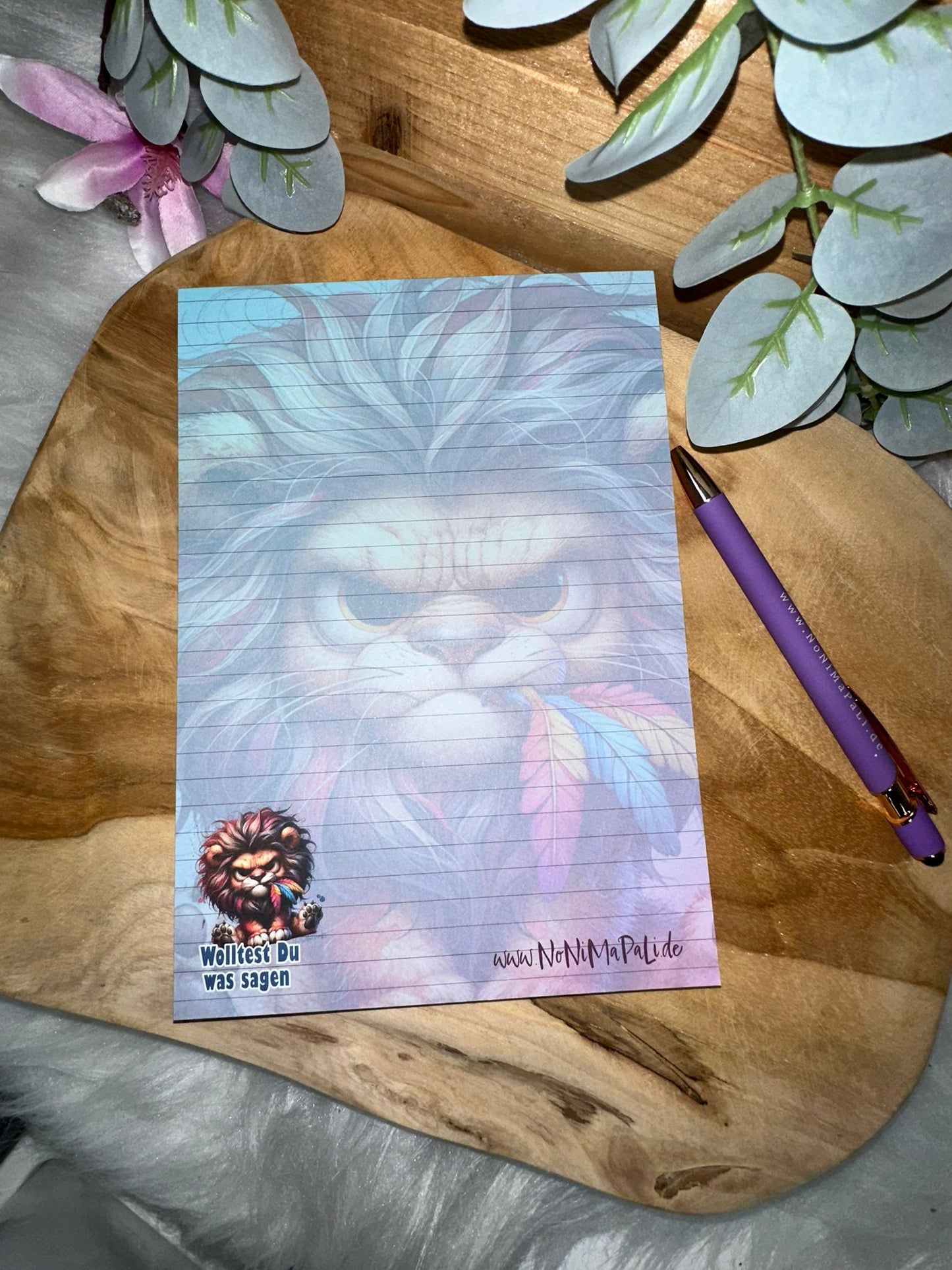 Sammelblock A5 Löwe