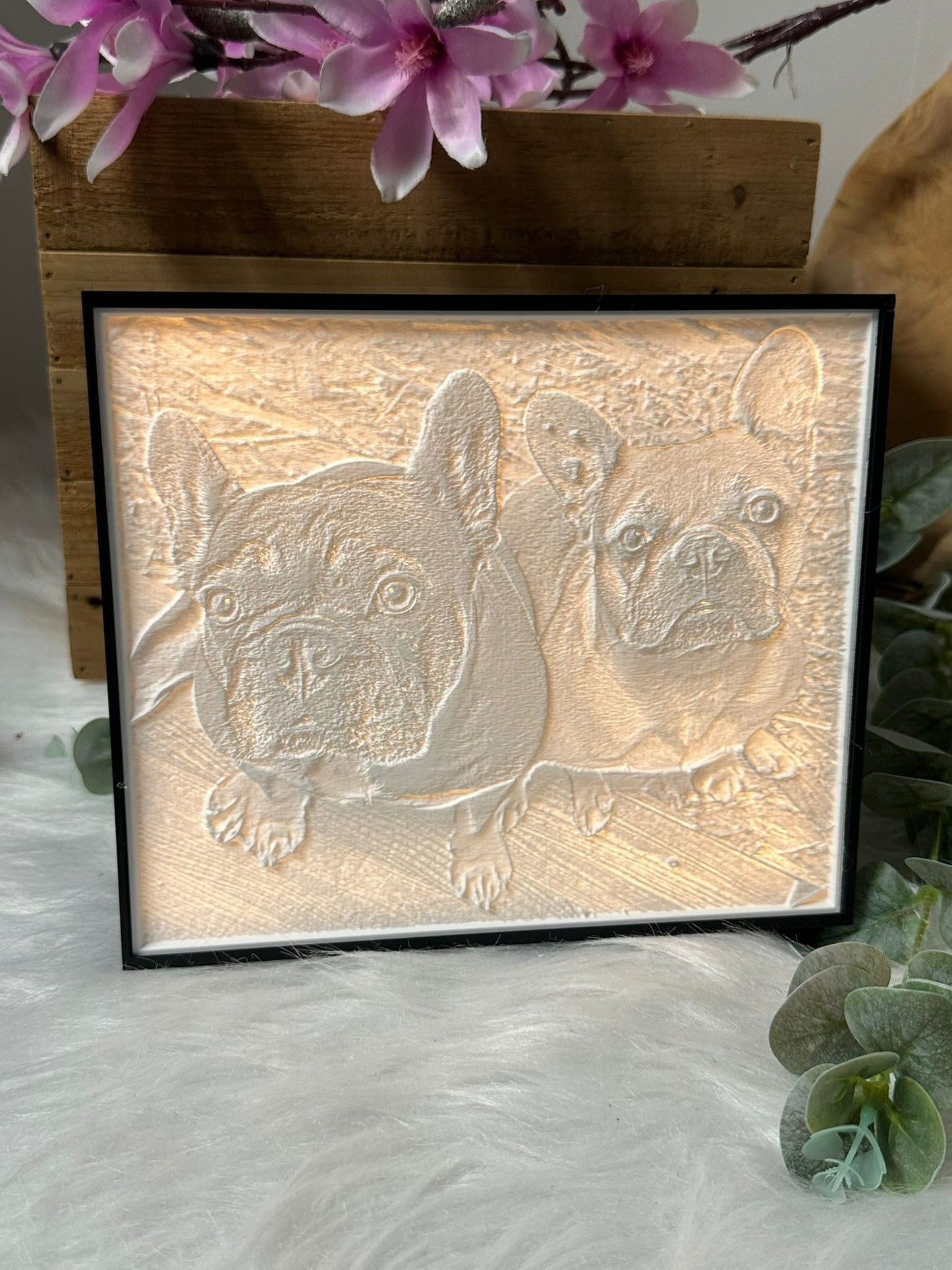 3D gedruckte personalisierte Lichtbox