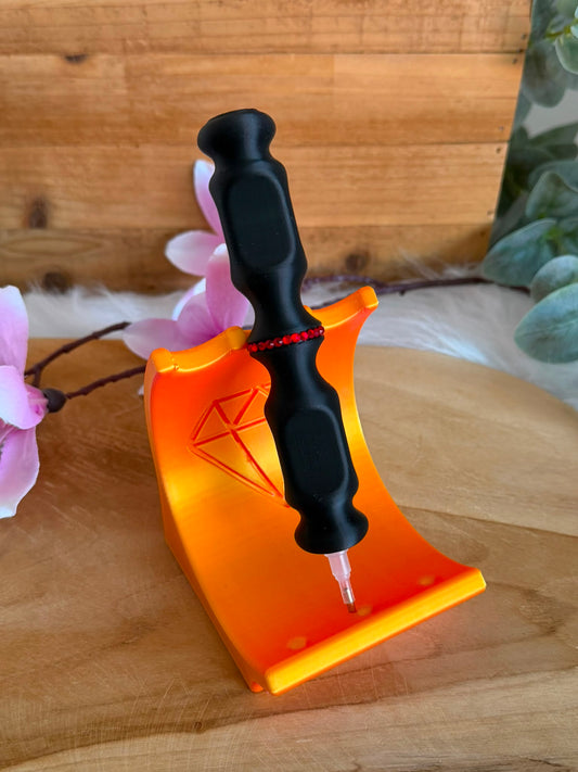 Diamond Painting Stift mit Swarowski Steinen ergonomisch schwarz