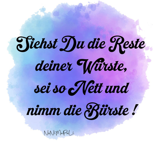 UV-Sticker Siehst du die Reste